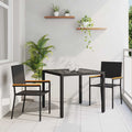 Garden Dining Set 7 Pcs Poly Rattan