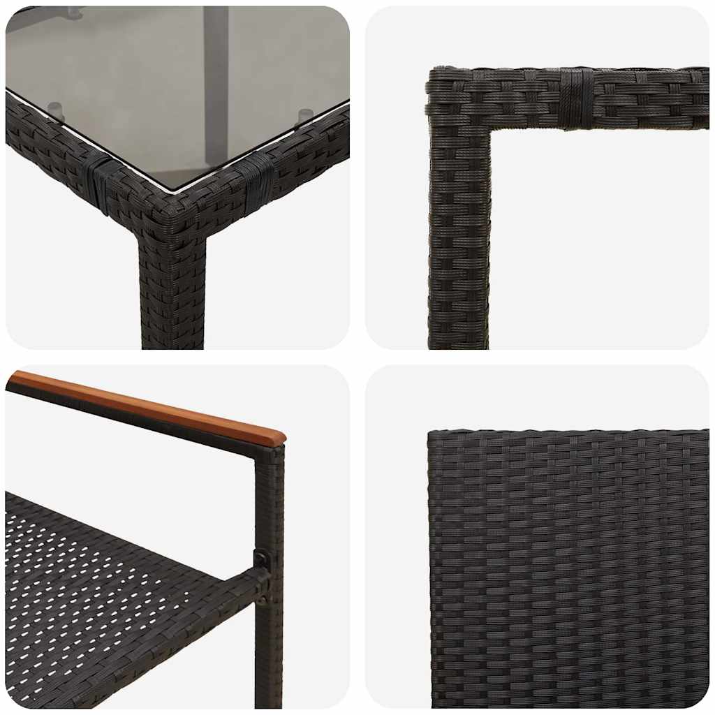 Garden Dining Set 7 Pcs Poly Rattan