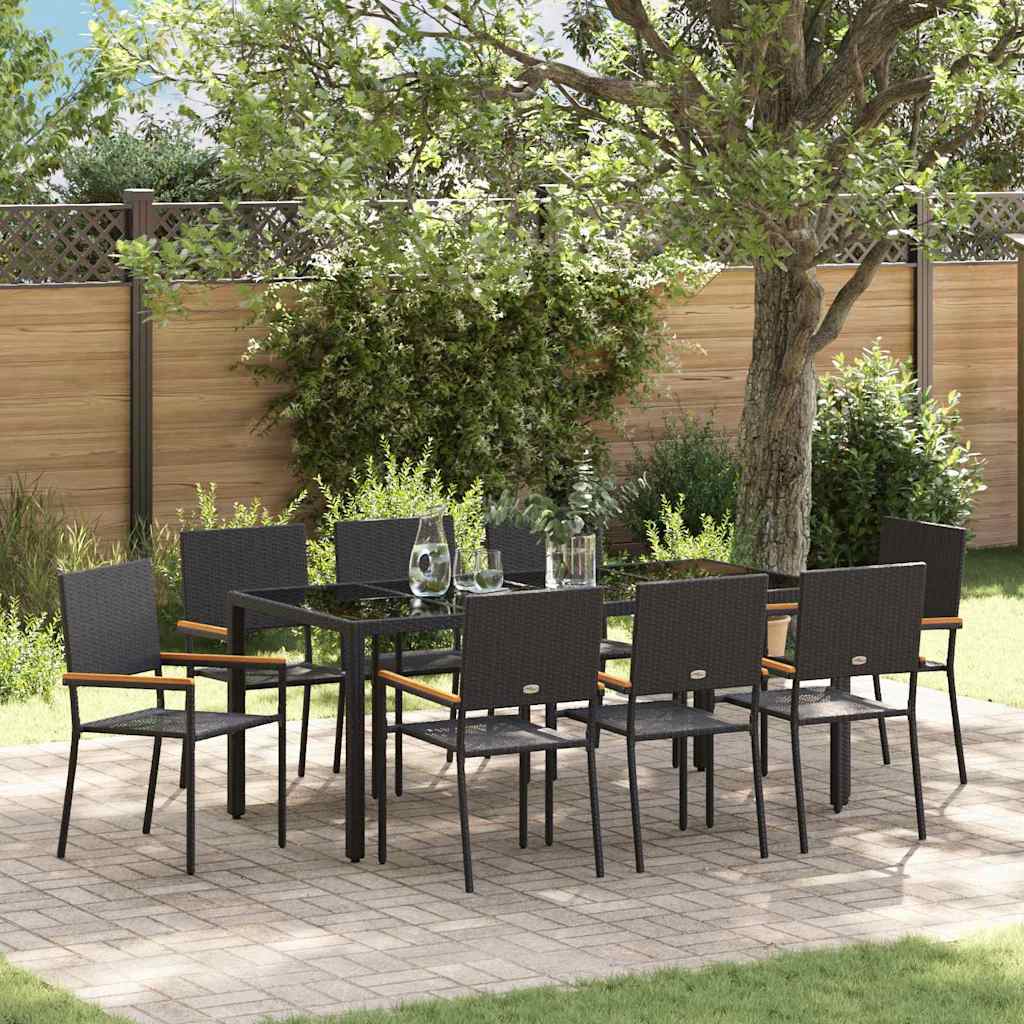 Garden Dining Set 7 Pcs Poly Rattan