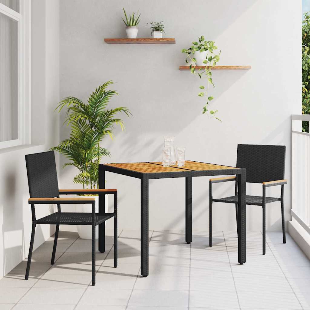 Garden Dining Set 7 Pcs Poly Rattan