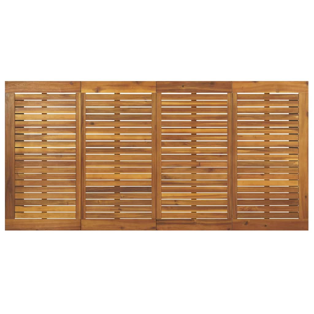 Garden Dining Set 9 Pcs Solid Acacia Wood