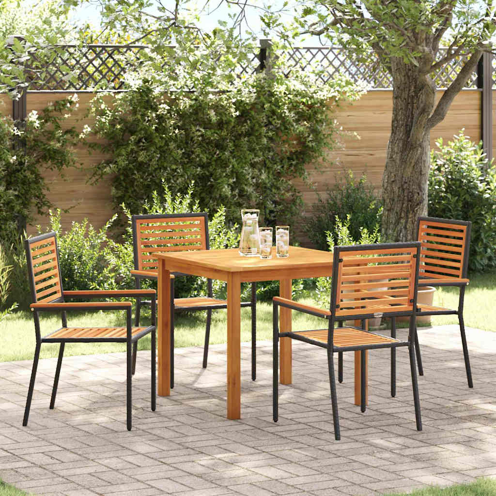 Garden Dining Set 3 Pcs Solid Acacia Wood