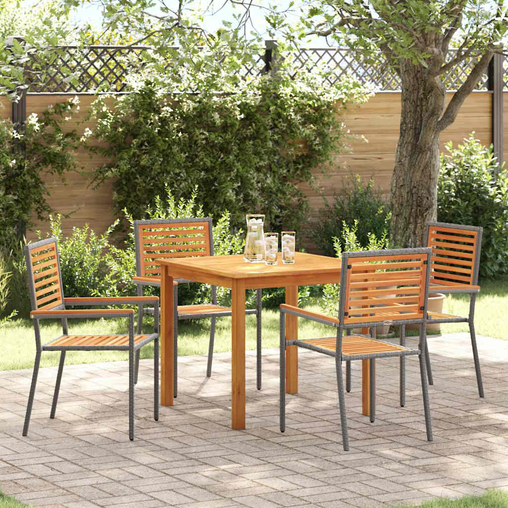 Garden Dining Set 3 Pcs Solid Acacia Wood
