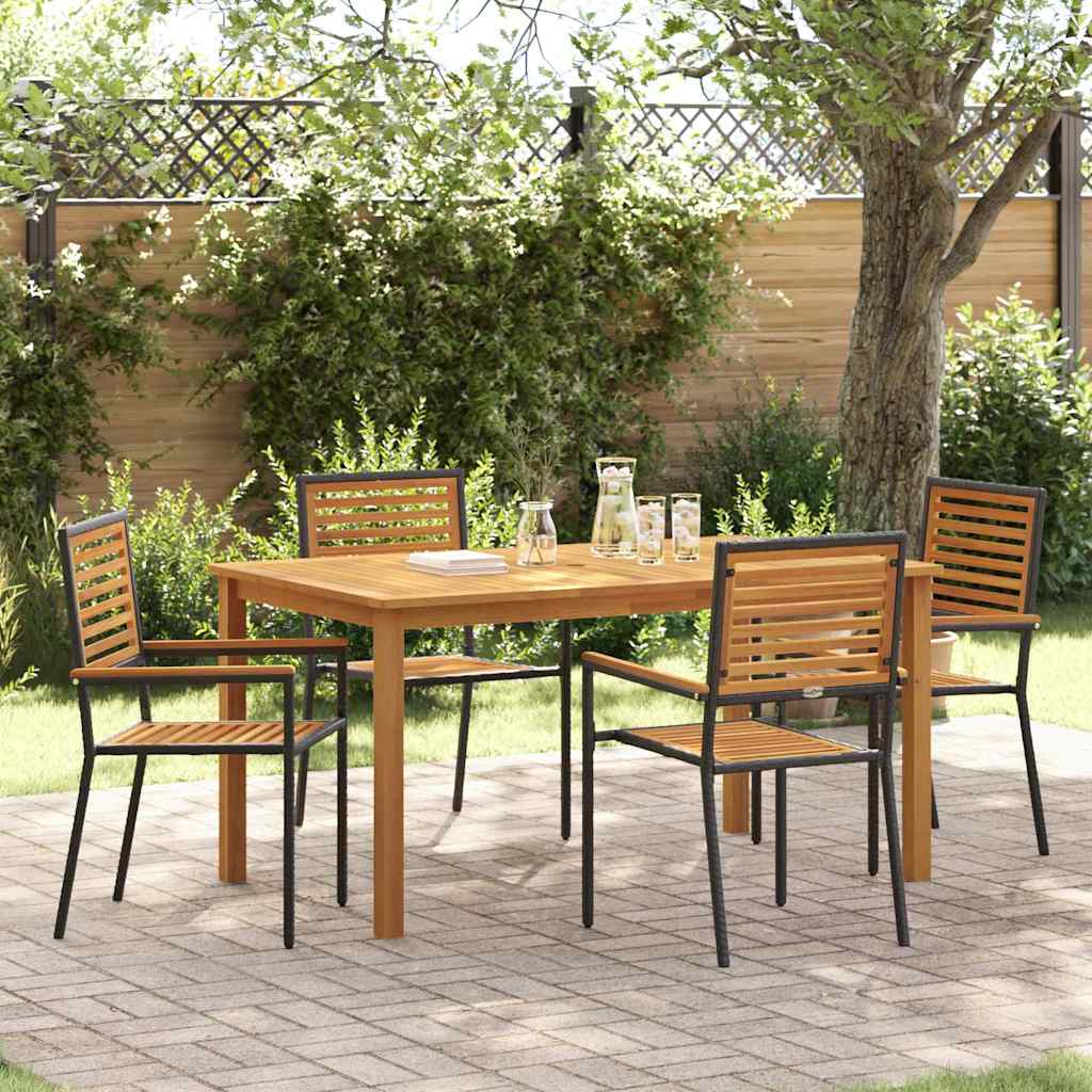 Garden Dining Set 3 Pcs Solid Acacia Wood