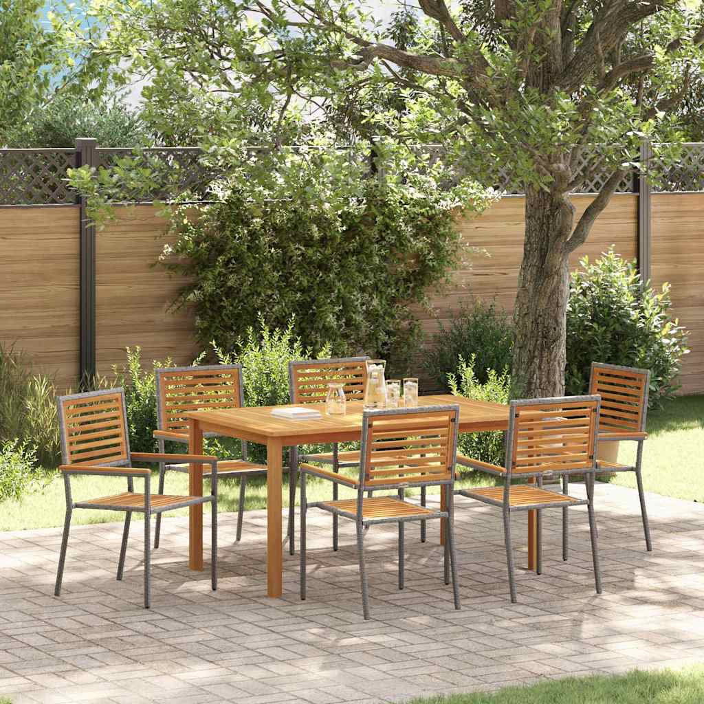 Garden Dining Set 3 Pcs Solid Acacia Wood