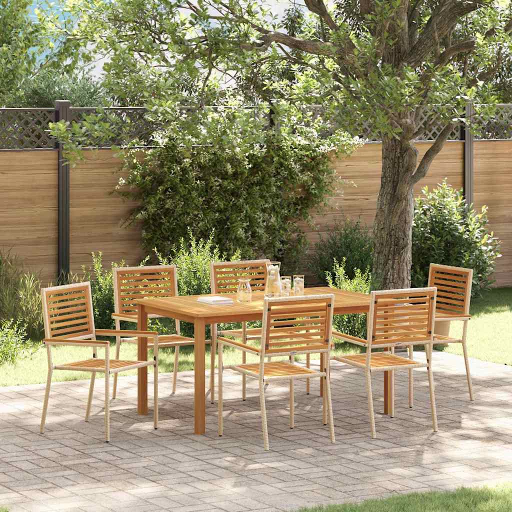 Garden Dining Set 3 Pcs Solid Acacia Wood