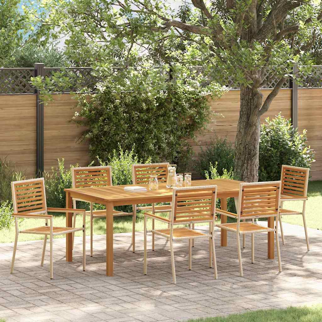 Garden Dining Set 3 Pcs Solid Acacia Wood