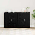 Sideboards 2 Pcs 60X31X70 Cm Engineered Wood