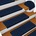 Stair Mats Self-Adhesive 5 Pcs 65X21X4 Cm Rectangular Edge