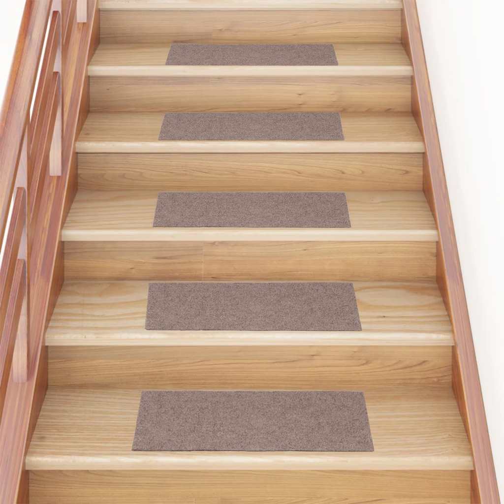 Stair Mats Self-Adhesive 15 Pcs Rectangular