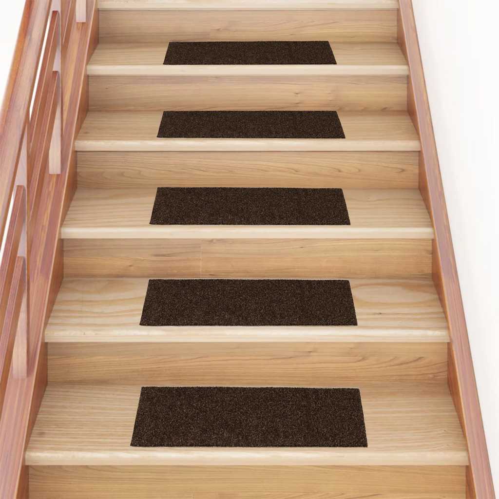 Stair Mats Self-Adhesive 15 Pcs Rectangular