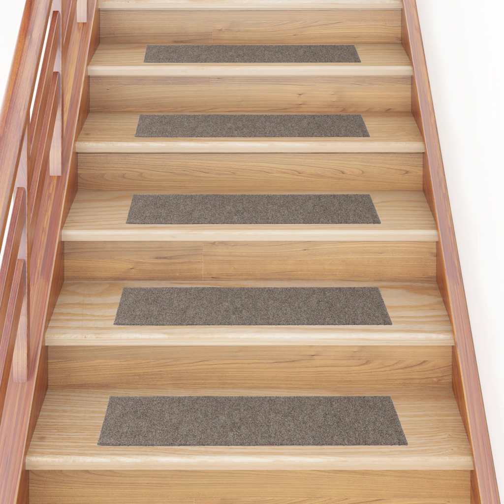 Stair Mats Self-Adhesive 15 Pcs Rectangular