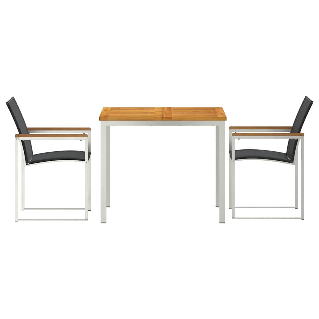 Outdoor Furniture Set Garden Dining 9 Pcs Brown Solid Teak Wood Removable 6 200