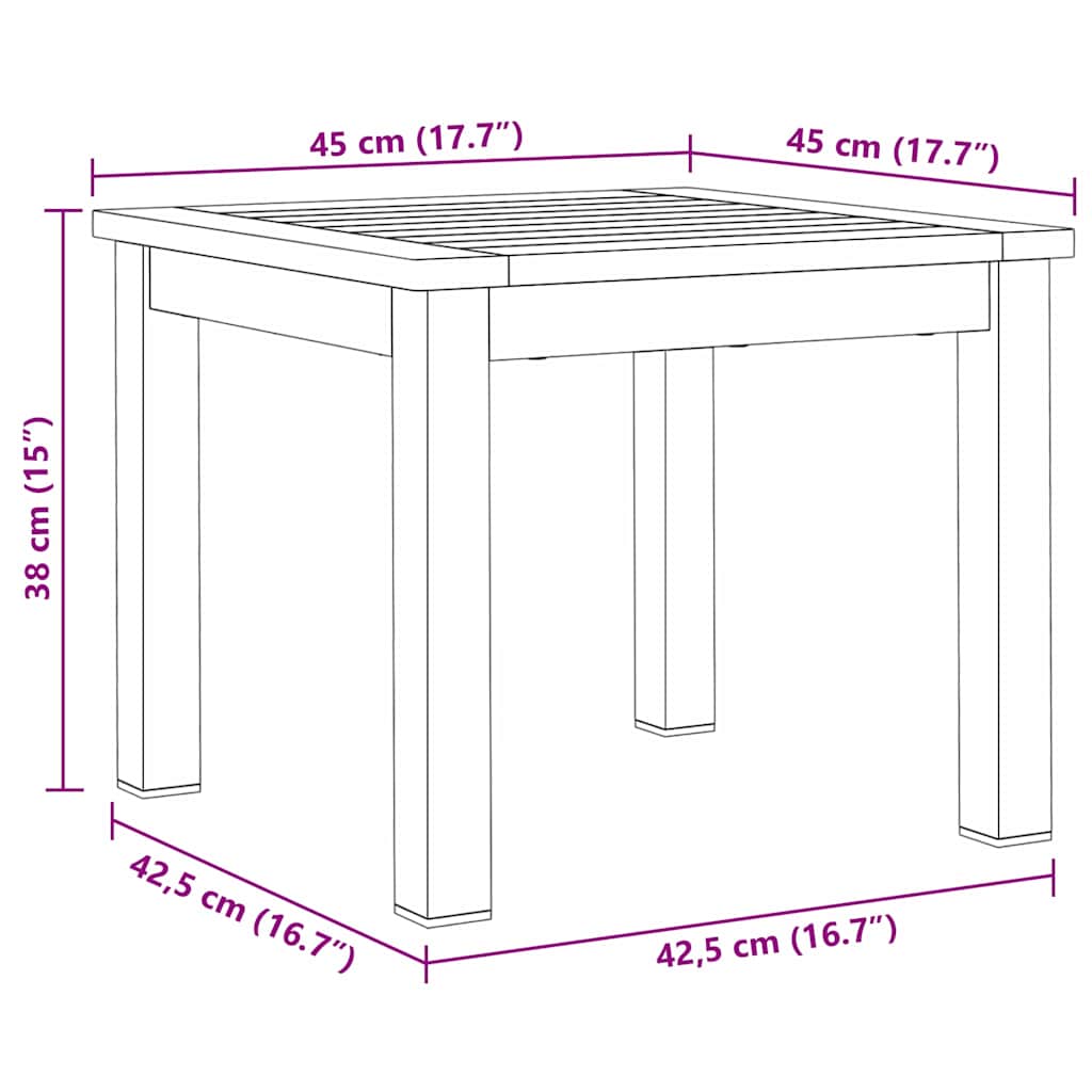 Garden Dining Set 3 Pcs Brown And Black Solid