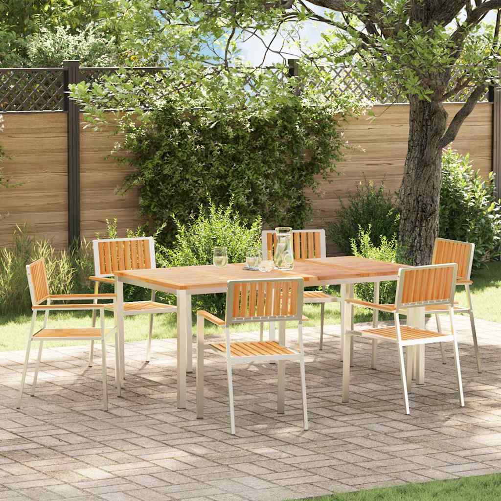 Garden Chair 2 Pcs Brown 56 X 54.5 X 87 Cm