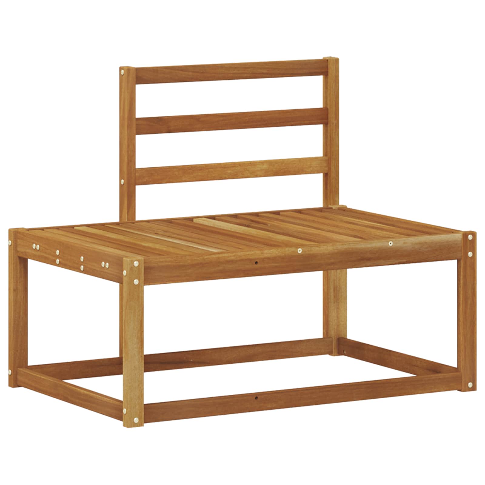 Outdoor Sofa Set 3 Pcs Solid Acacia Wood