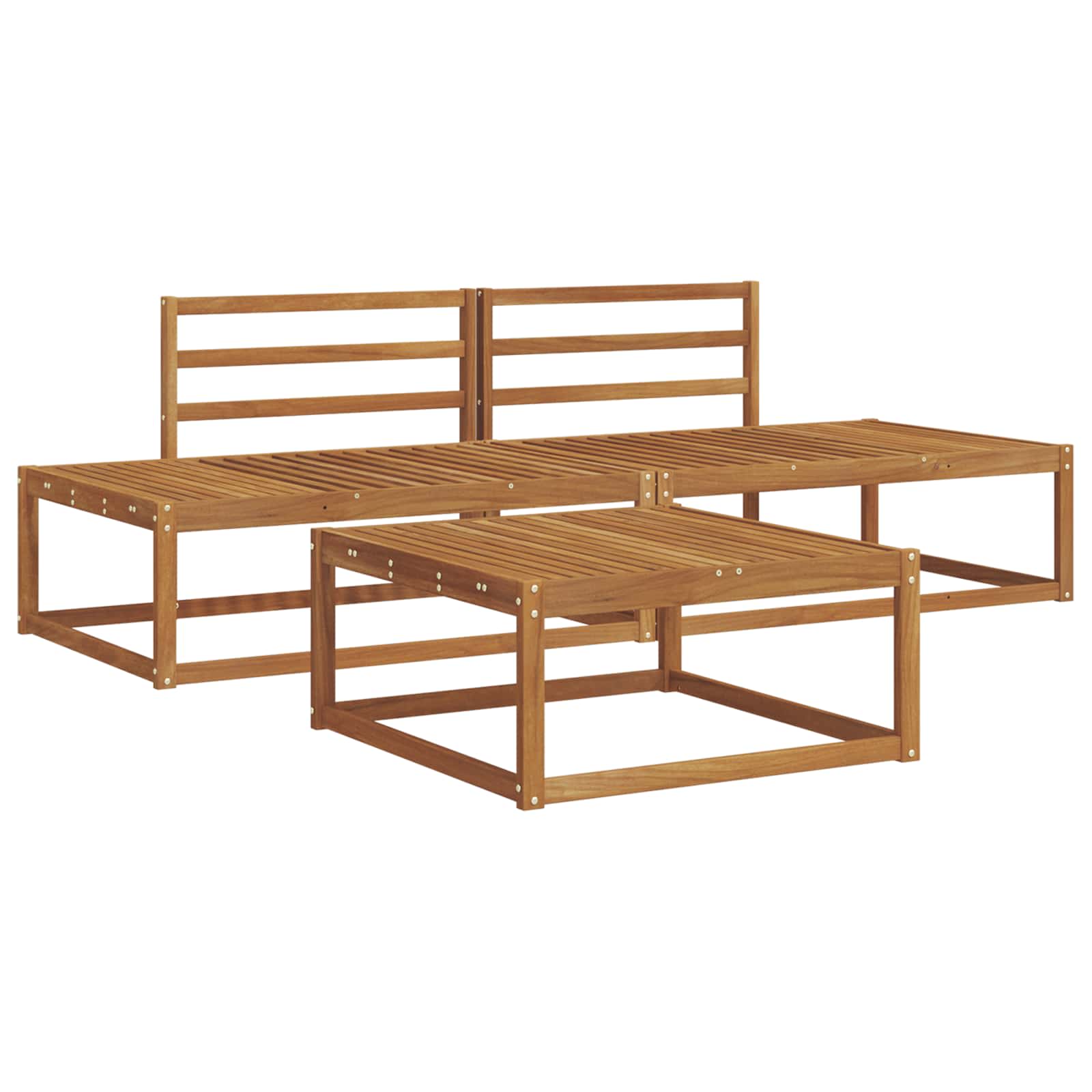 Outdoor Sofa Set Solid Acacia Wood