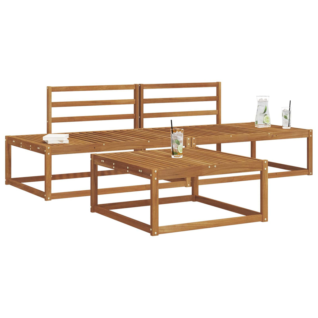 Outdoor Sofa Set Solid Acacia Wood