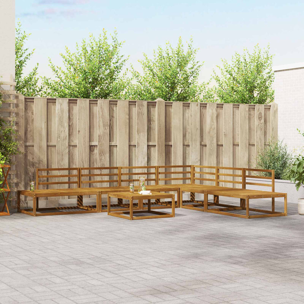 Outdoor Sofa Set Solid Acacia Wood