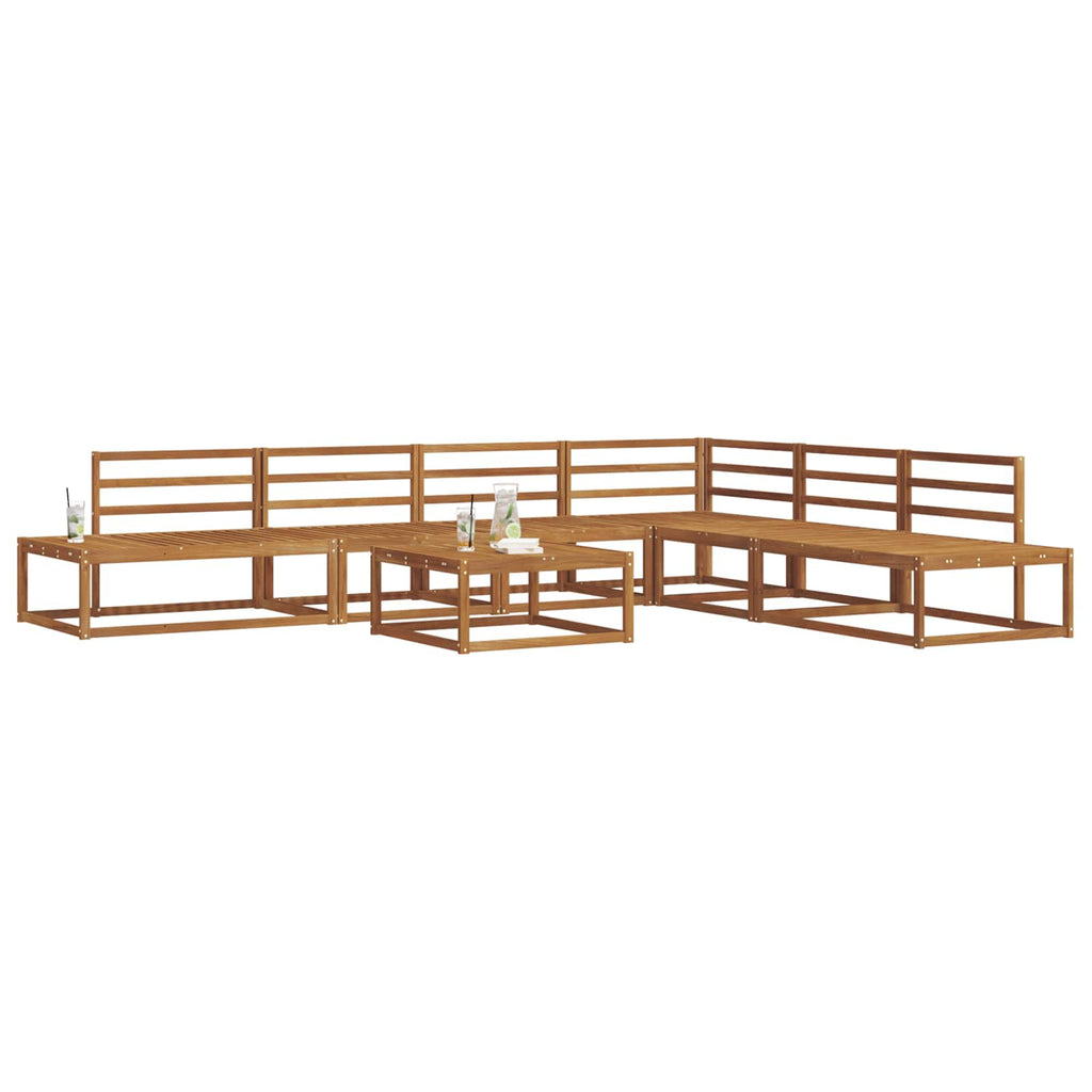 Outdoor Sofa Set Solid Acacia Wood