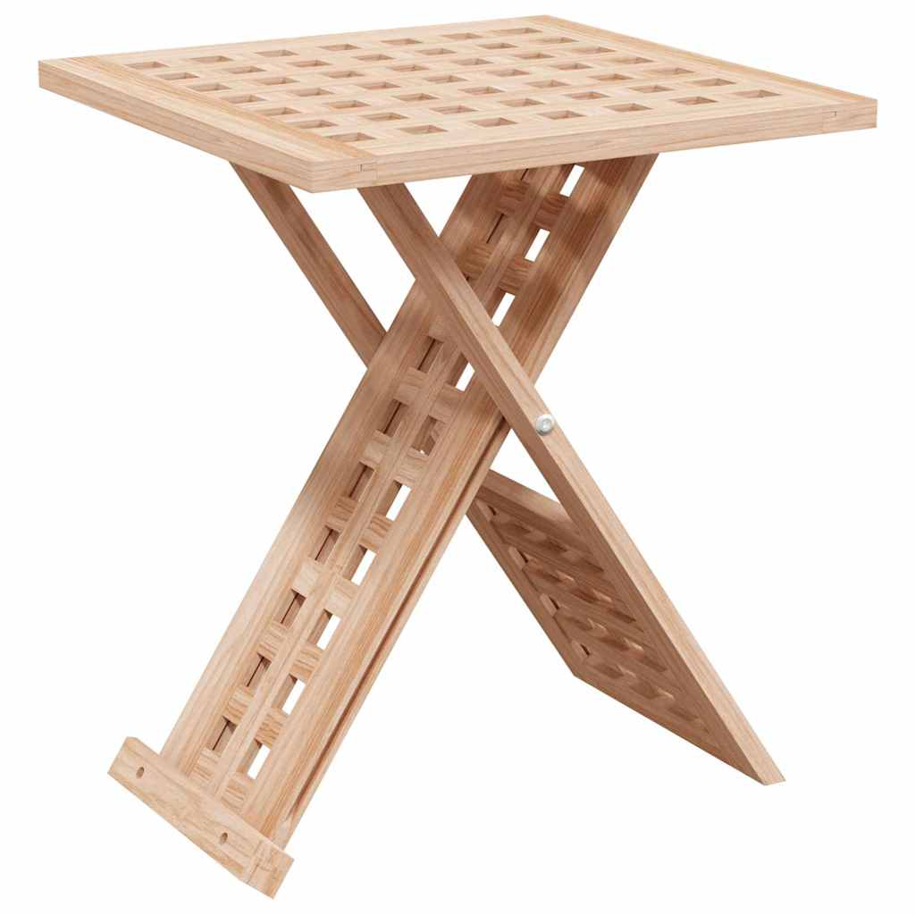 Coffee Table Brown 33 X 33 X 40.5 Cm Solid Walnut Wood