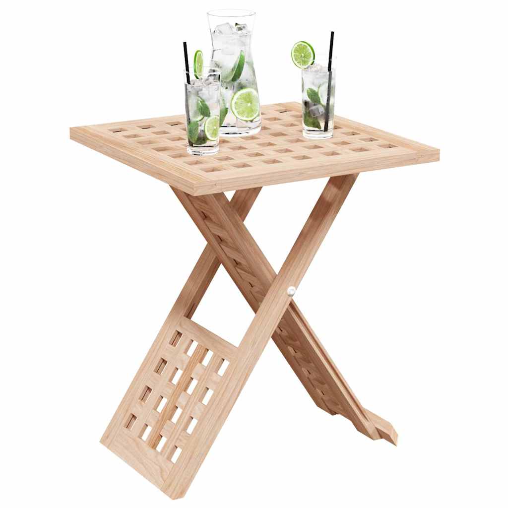 Coffee Table Brown 33 X 33 X 40.5 Cm Solid Walnut Wood