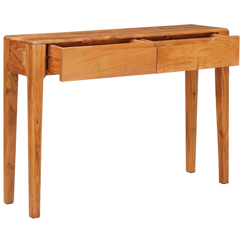 Console Table Brown Solid Acacia Wood