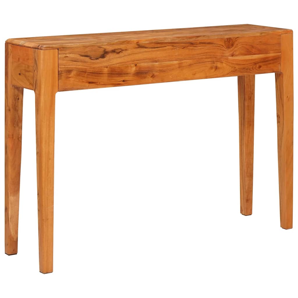 Console Table Brown Solid Acacia Wood