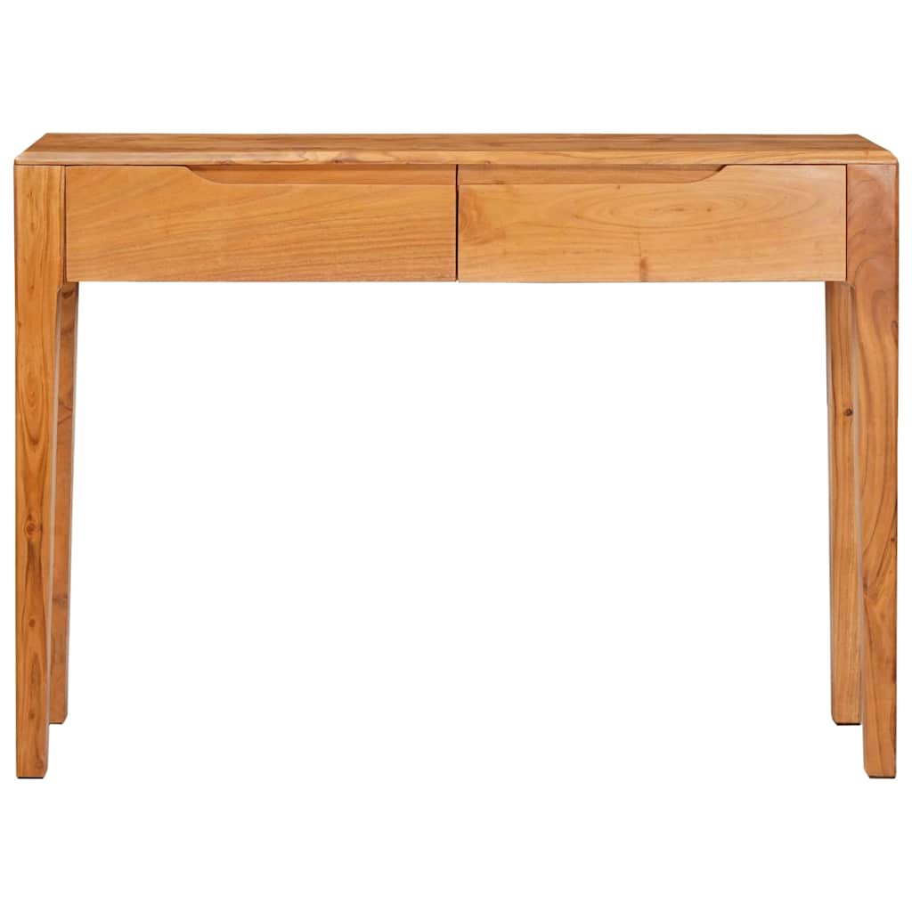 Console Table Brown Solid Acacia Wood
