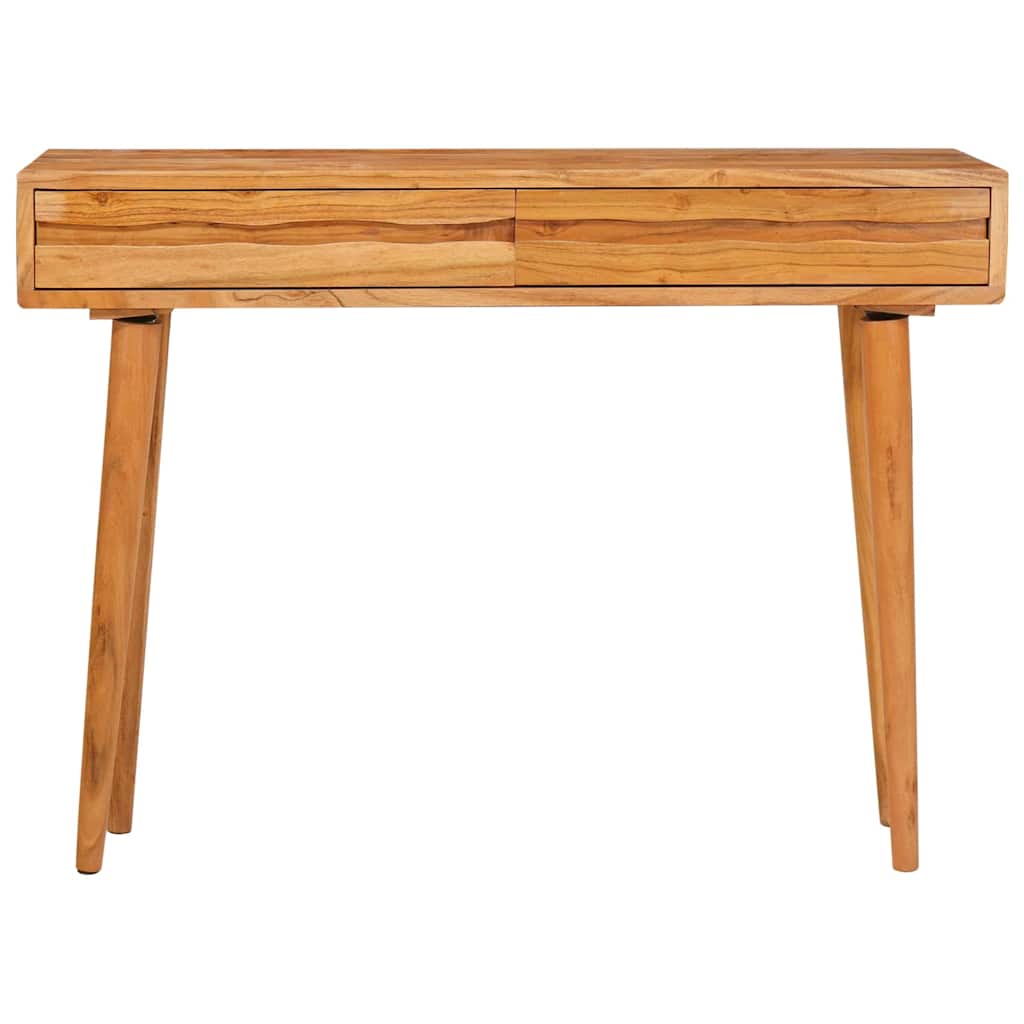 Console Table Brown Solid Acacia Wood