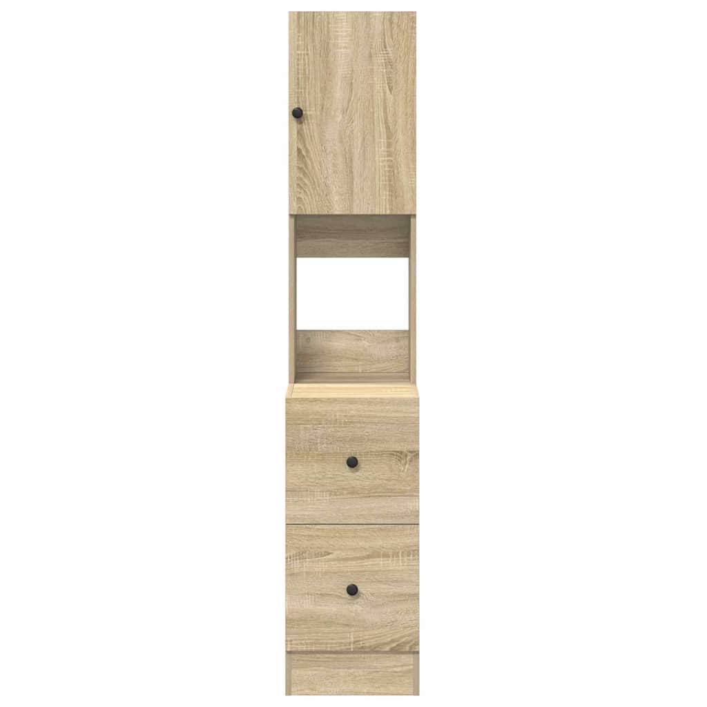 Kitchen Cabinet Beige 35 X 50 X 180 Cm Engineered Wood