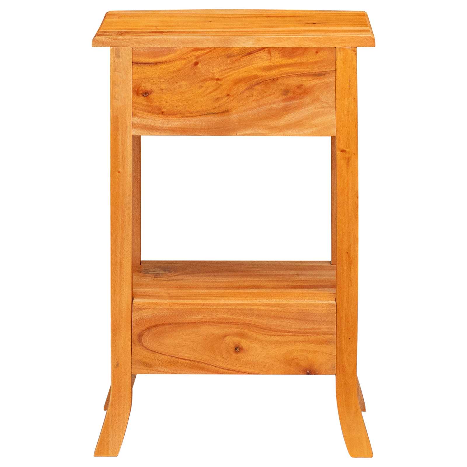Console Table Natural 50.5 X 30 X 75.5 Cm Solid Mahogany Wood