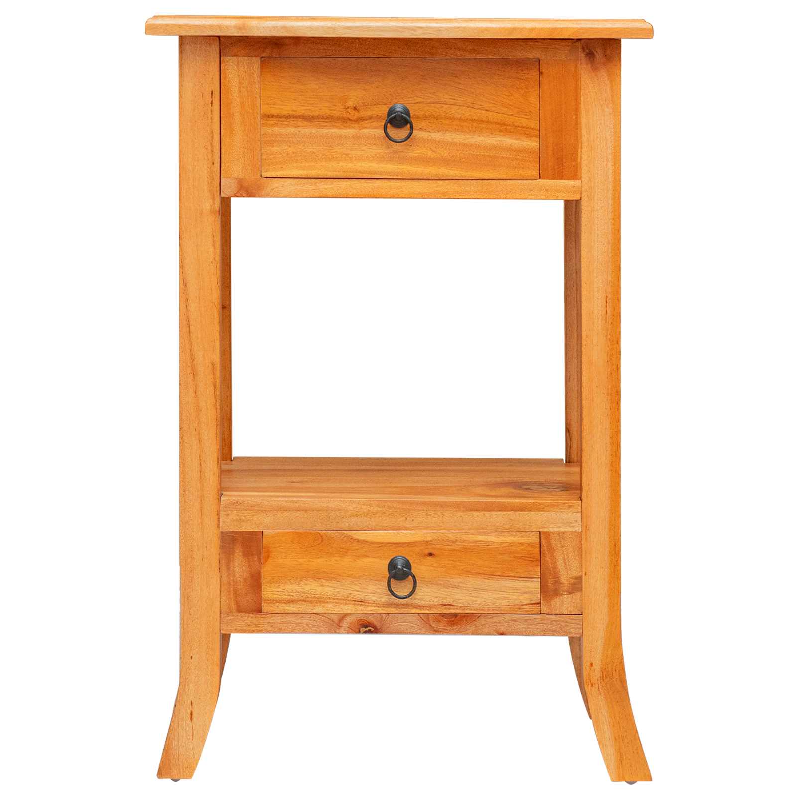 Console Table Natural 50.5 X 30 X 75.5 Cm Solid Mahogany Wood