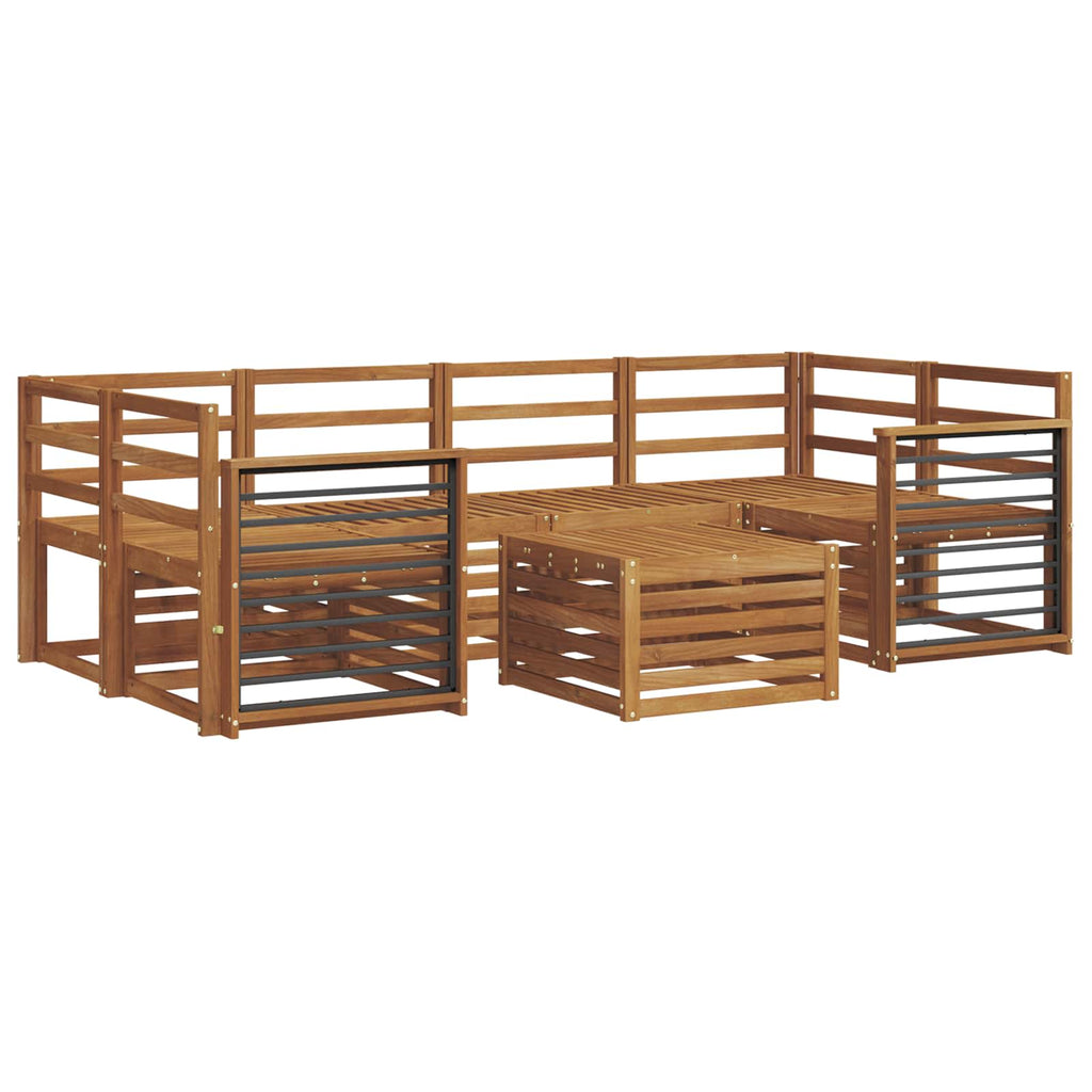 Sofa Sets 7 Pcs Solid Acacia Wood