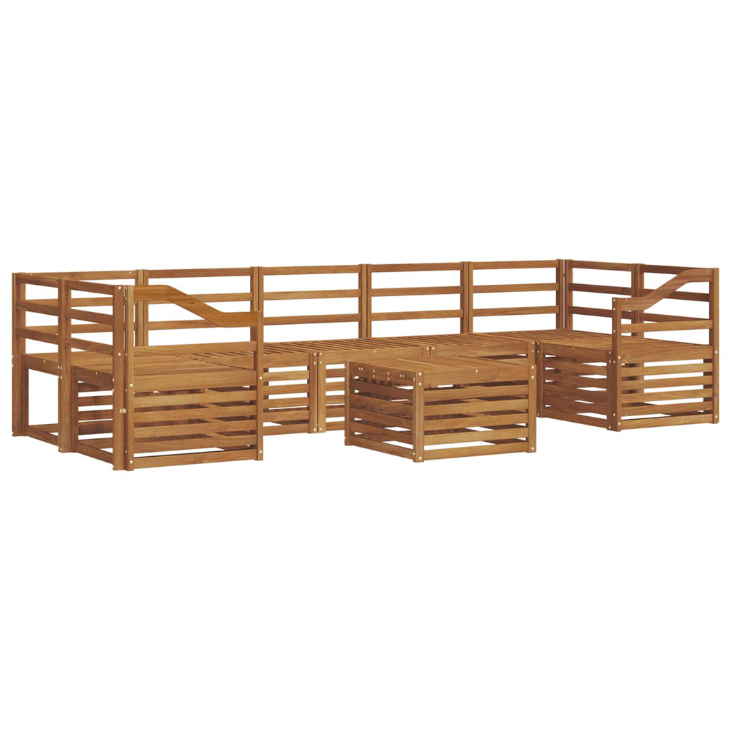 Sofa Sets 8 Pcs Solid Acacia Wood