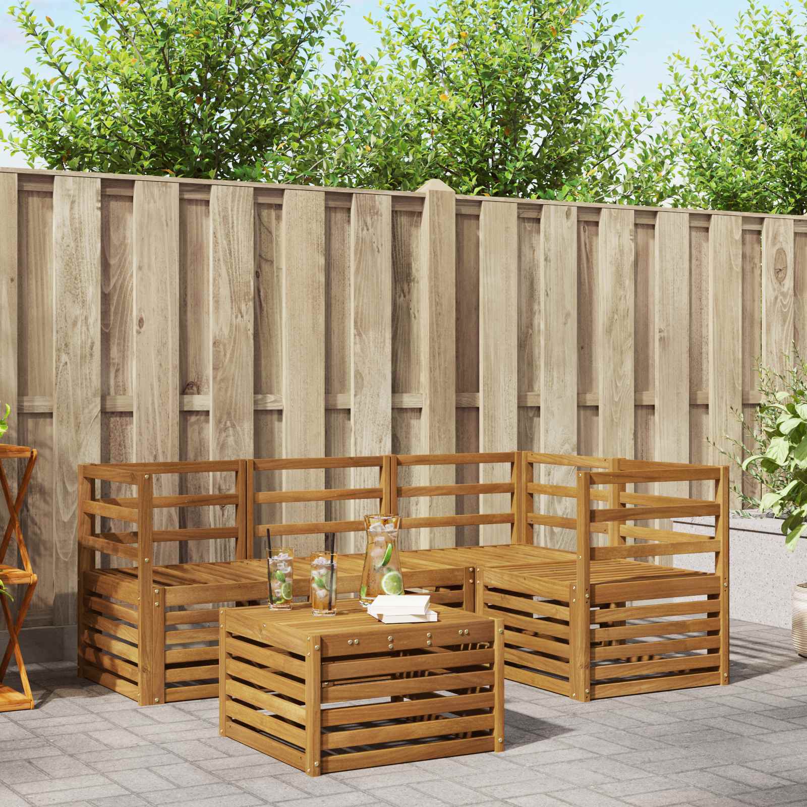 Outdoor Sofa Set 5 Pcs