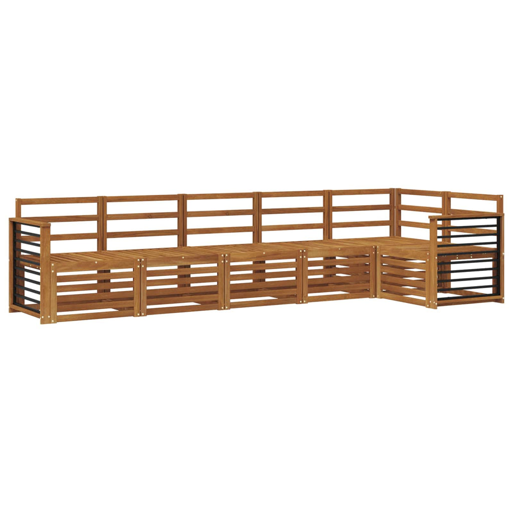Sofa Sets 6 Pcs Solid Acacia Wood