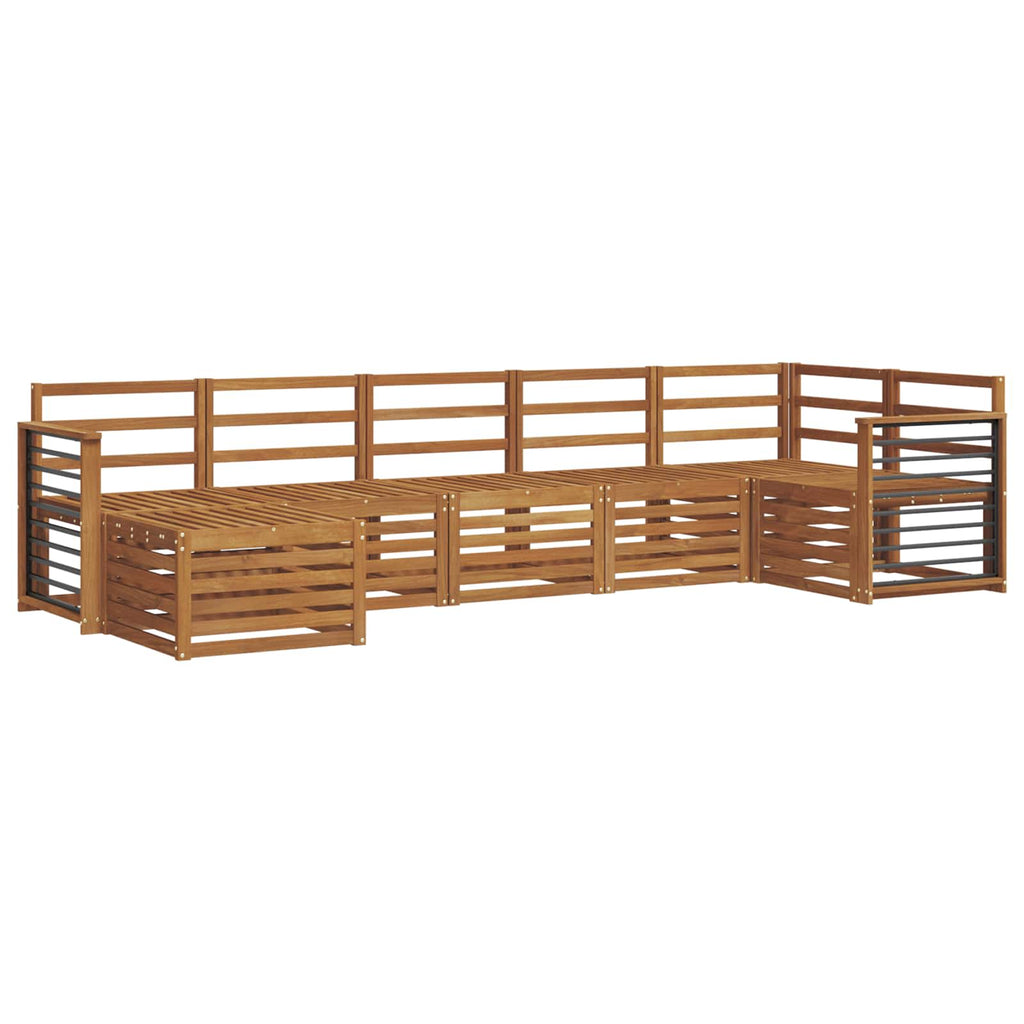 Sofa Sets 7 Pcs Solid Acacia Wood