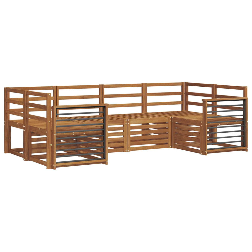 Sofa Sets 6 Pcs Solid Acacia Wood