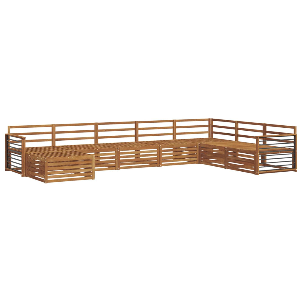 Sofa Sets 8 Pcs Solid Acacia Wood