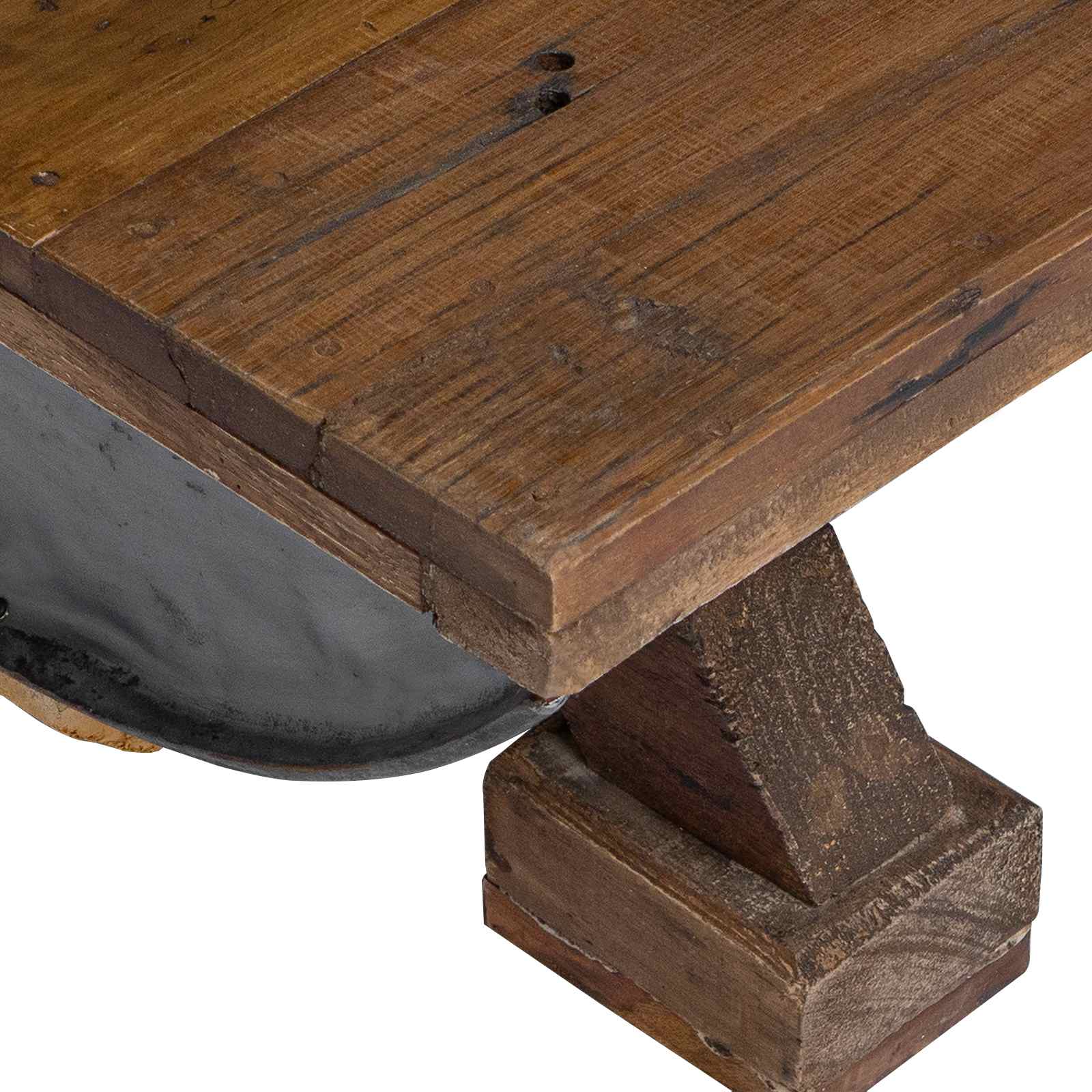 Coffee Table Natural 90 X 50 X 35 Cm Wood