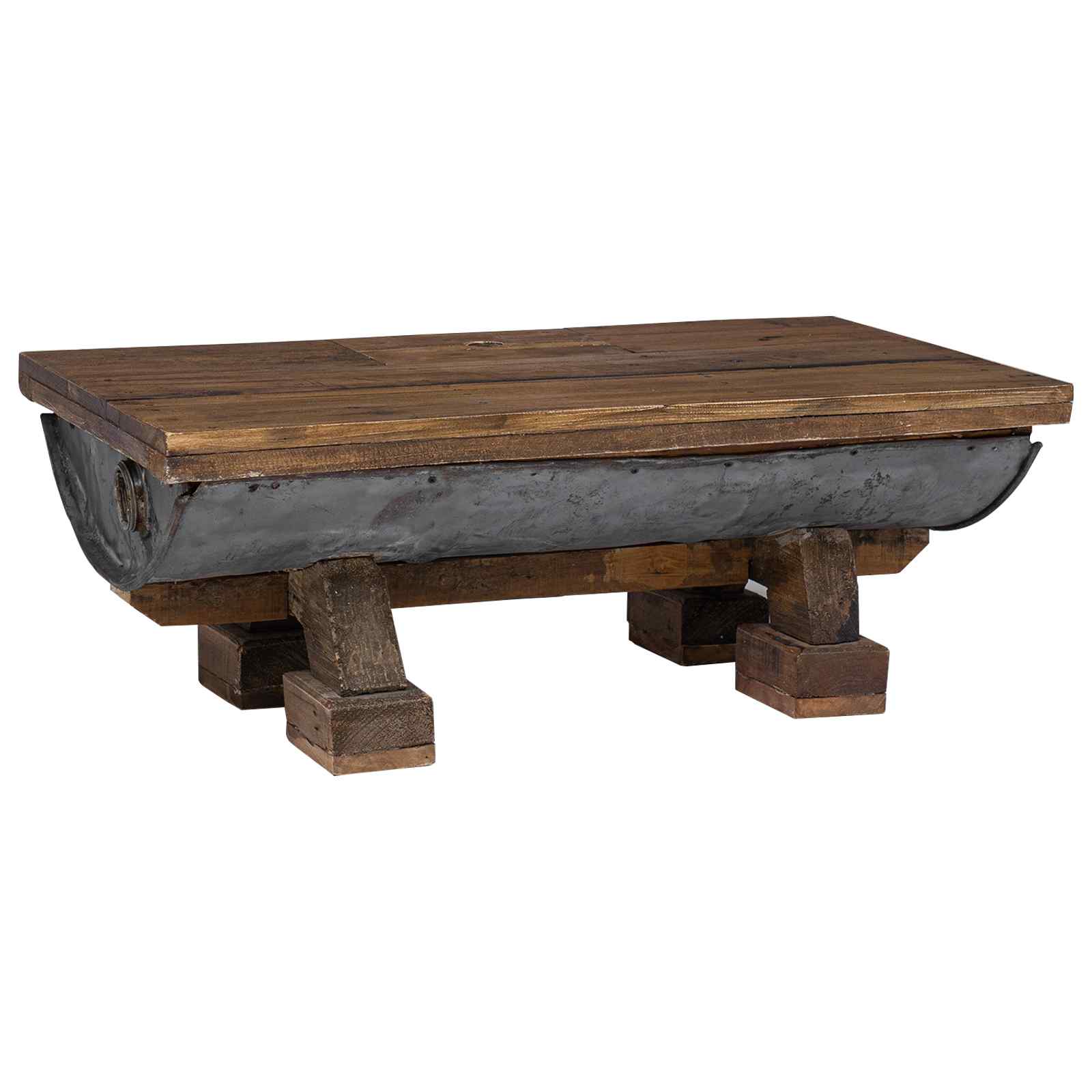Coffee Table Natural 90 X 50 X 35 Cm Wood