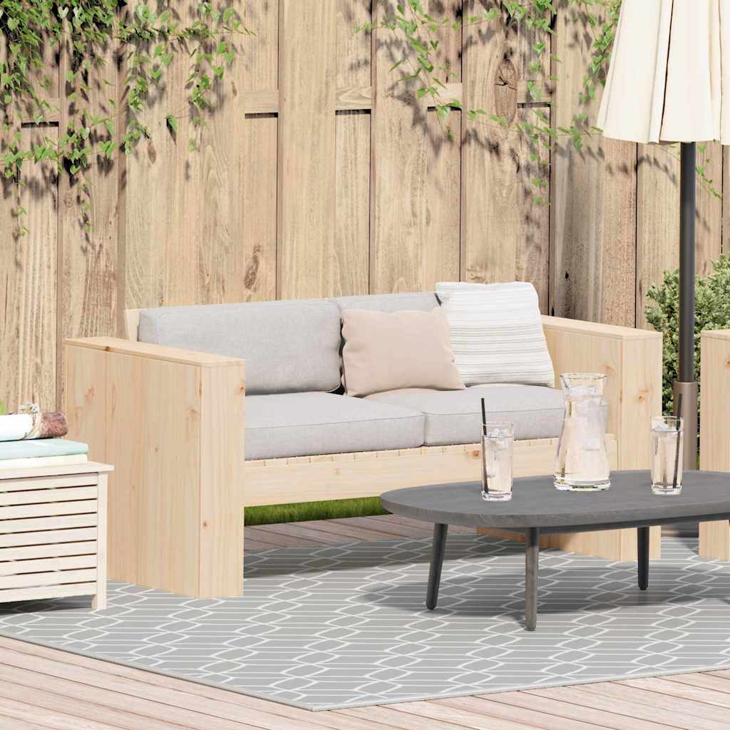 Garden Sofa 185.5 X 60 X 62 Cm Solid Pine Wood
