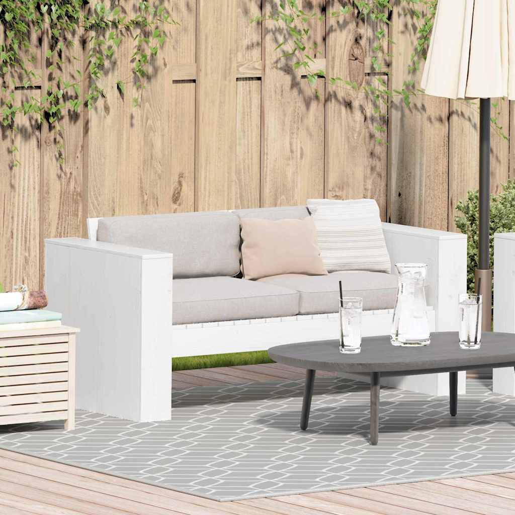 Garden Sofa 185.5 X 60 X 62 Cm Solid Pine Wood
