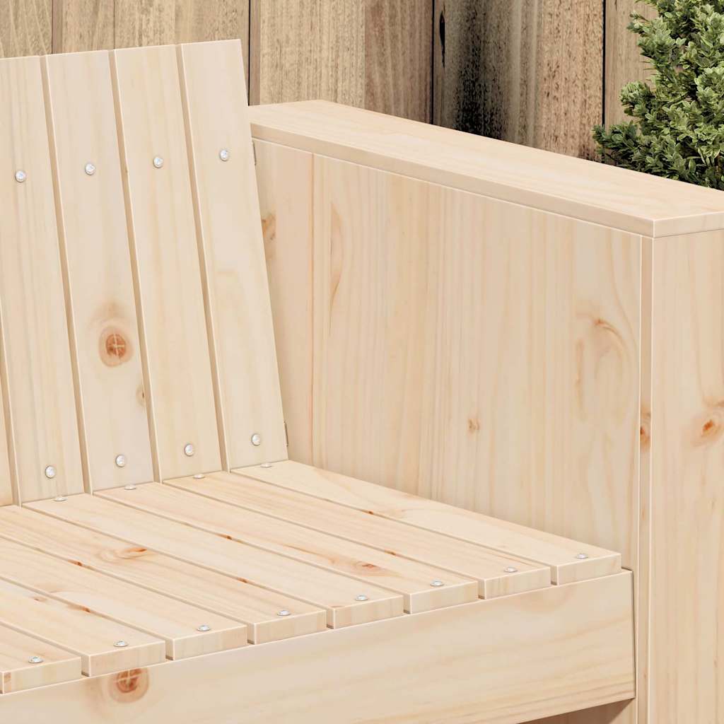 Garden Sofa 185.5 X 60 X 62 Cm Solid Pine Wood