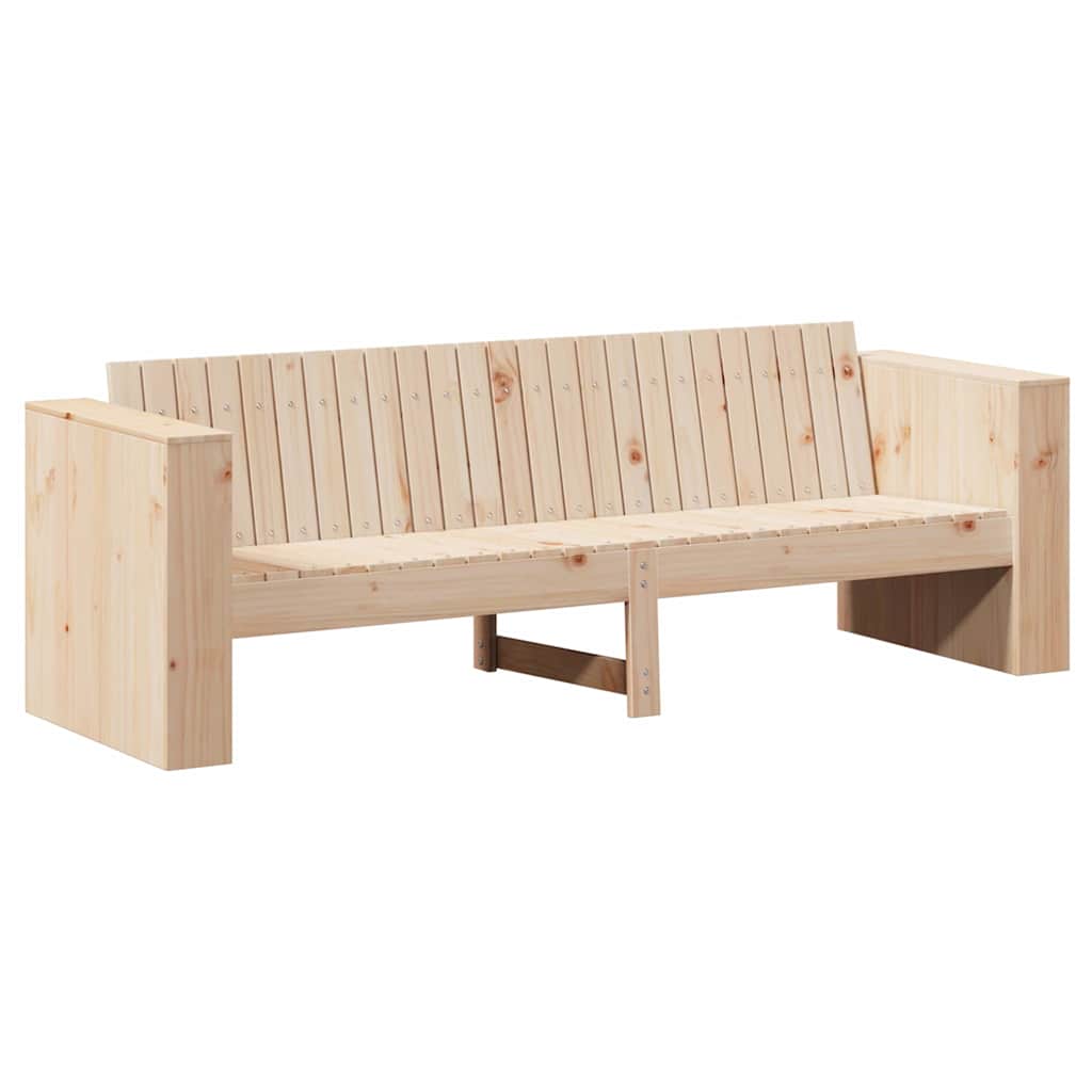 Garden Sofa 185.5 X 60 X 62 Cm Solid Pine Wood
