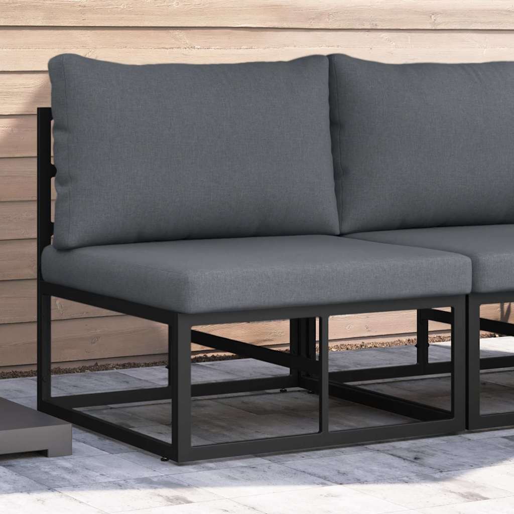 Outdoor Furniture Black 70 X 70 X32 Cm Metal