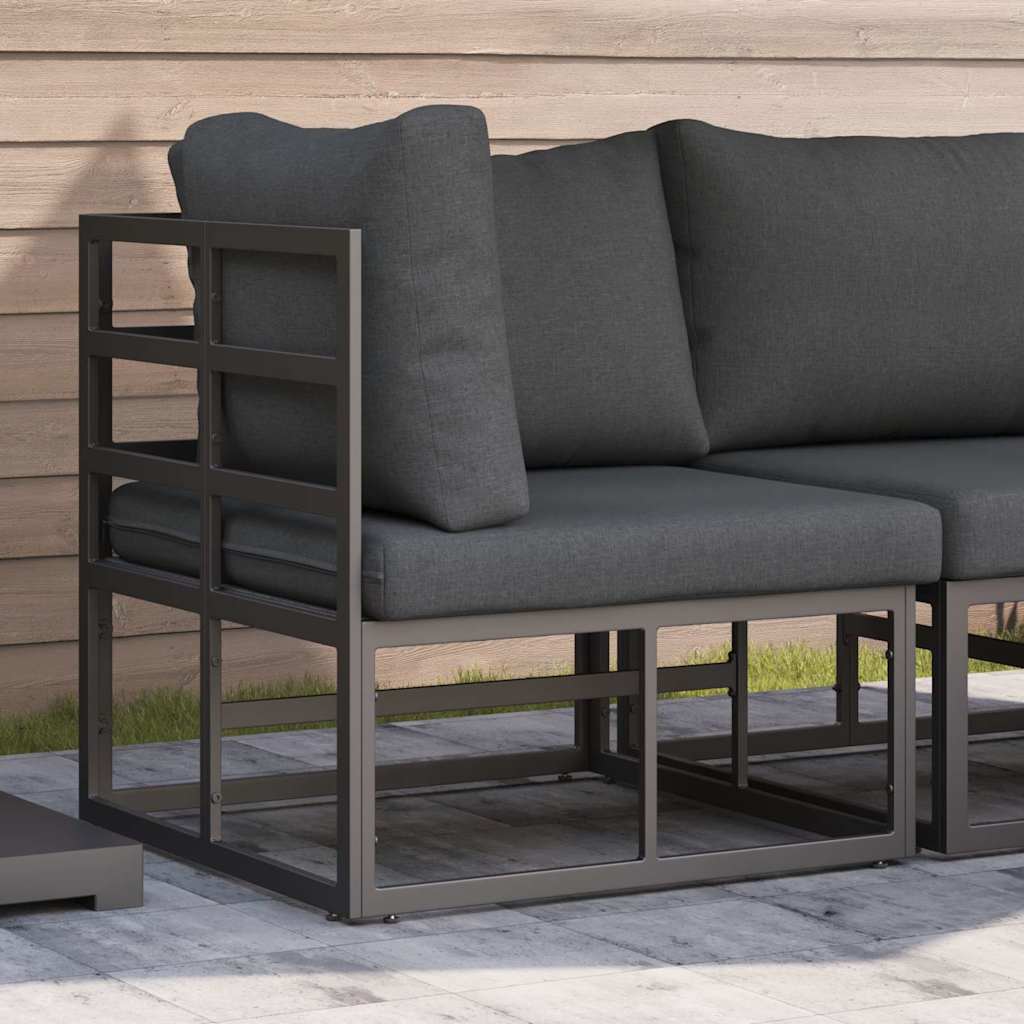 Outdoor Furniture Black 70 X 70 X32 Cm Metal