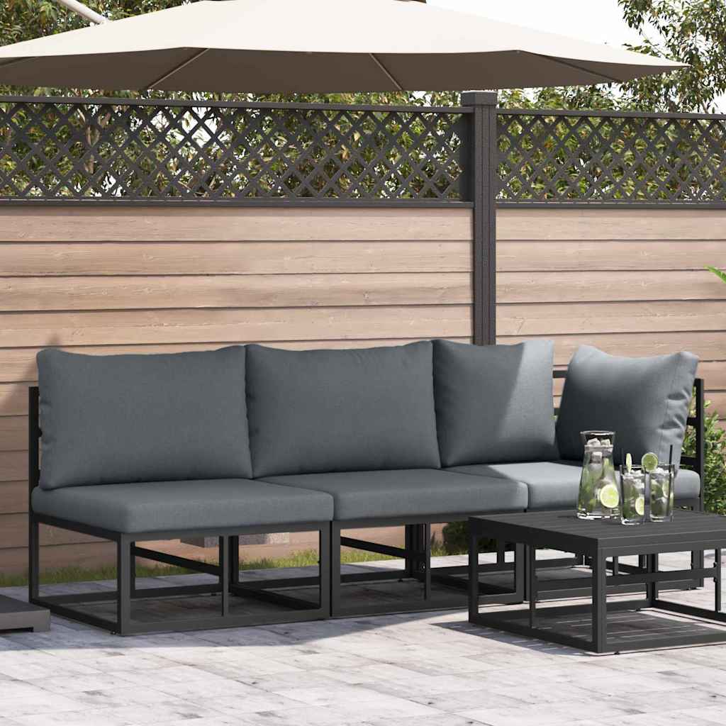 Outdoor Furniture Black 70 X 70 X32 Cm Metal