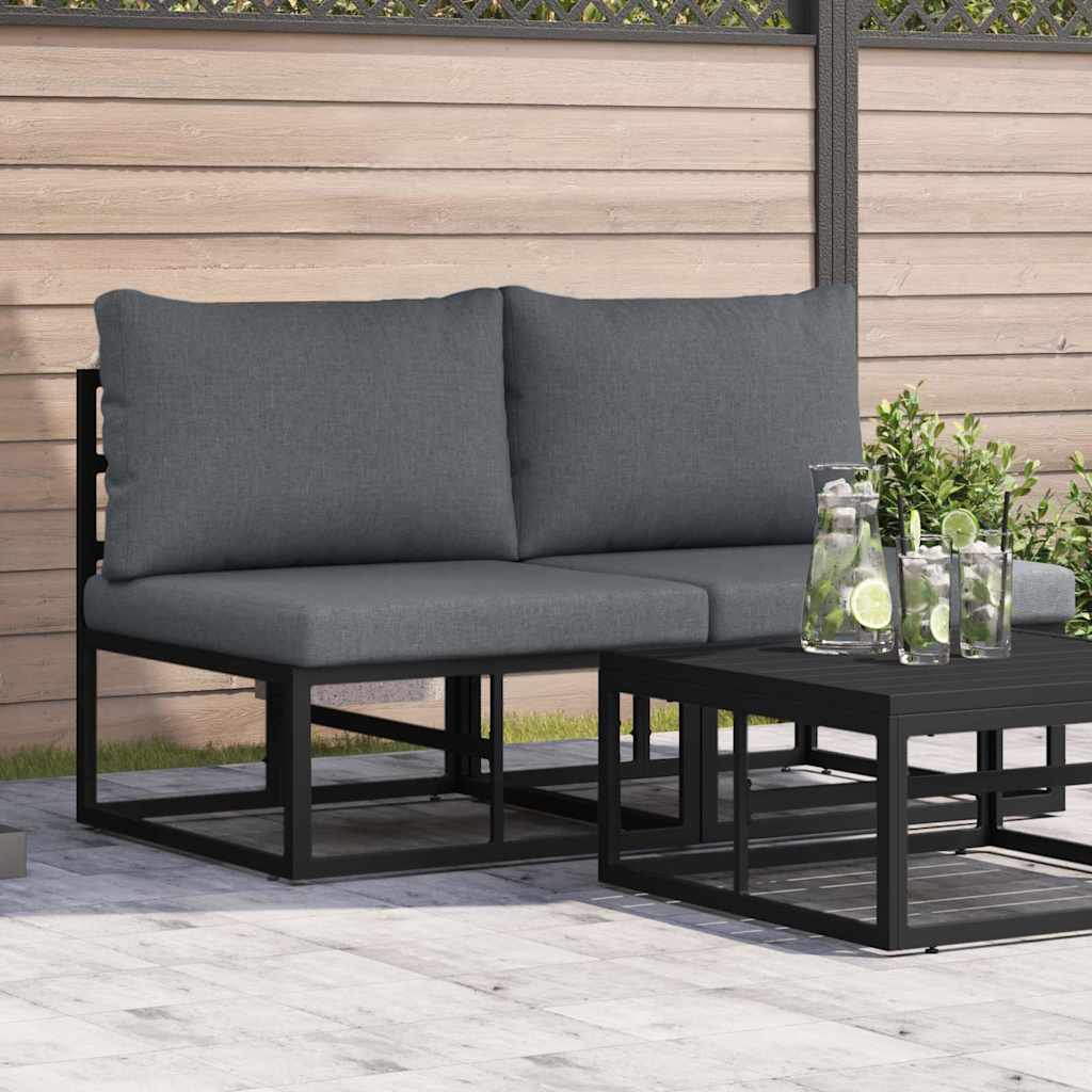 Outdoor Furniture Black 70 X 70 X32 Cm Metal